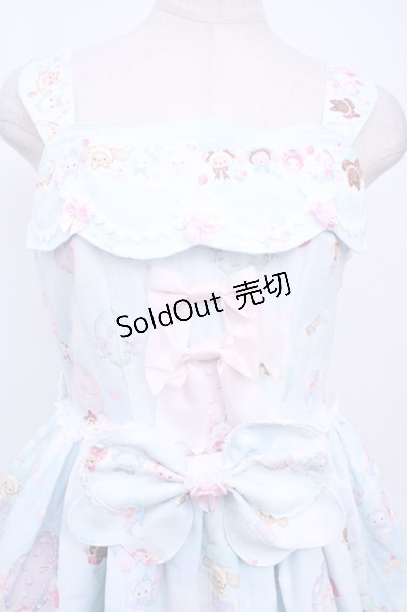 画像3: BABY,THE STARS SHINE BRIGHT  / くみゃちゃんのふわふわお空でTea Partyジャンパースカート Y-23-01-15-095y-1-OP-BA-L-AS-ZY-R (3)