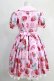 画像2: Angelic Pretty  / Fresh Strawberry Diner ワンピース H-23-01-19-020h-1-OP-AP-L-SK-ZH-R (2)