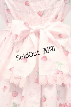 画像3: Angelic Pretty  / Cherry Berry Bunny胸リボンジャンパースカート I-23-01-20-4011i-1-OP-AP-L-HD-ZI