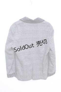 画像2: 【SALE】axes femme  / グレンチェック柄テーラージャケット Y-23-01-20-123-1-JA-AX-L-SZ-ZT124
