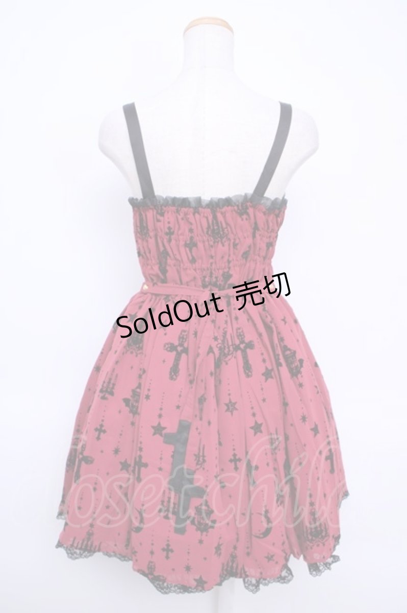 画像2: Angelic Pretty  / Holy Lanternジャンパースカート Y-23-01-21-088y-1-OP-AP-L-SZ-ZY-R (2)