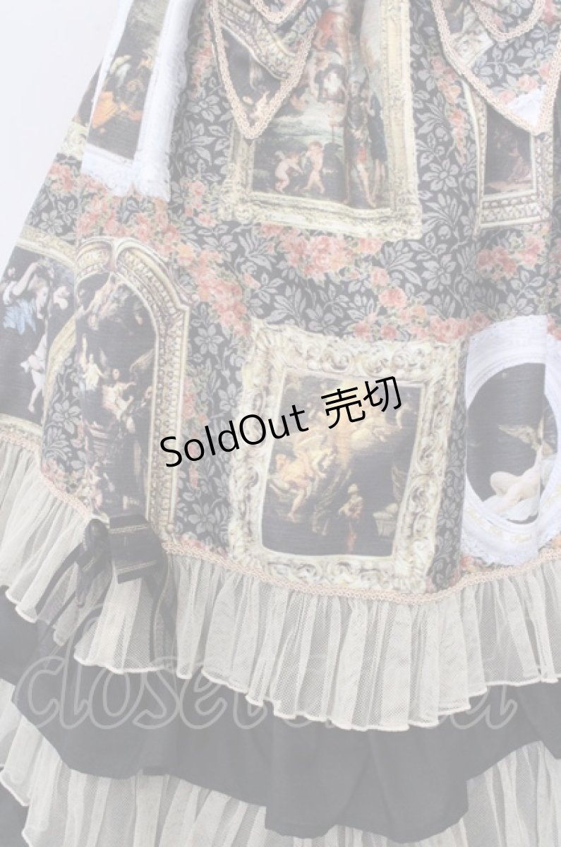 画像3: BABY,THE STARS SHINE BRIGHT / バロックを探して~天使が祝福する至福の美術館巡り~ロングフリルジャンパースカート O-23-01-22-005o-1-OP-BA-L-IG-OS (3)