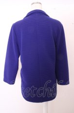 画像4: 【SALE】GADGET GROW / 立体ボーダー六部袖ボレロジャケット O-23-01-24-021-1-JA-GO-G-YM-ZT185 (4)