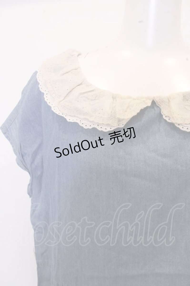 画像2: 【SALE】Franche Lippee / ダブルレースカラーワンピース O-23-01-28-091-1-OP-LO-L-IG-ZT139 (2)