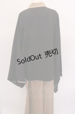 画像2: 【SALE】favorite / 五条袈裟風和袖トップス&ワイドパンツコーデセット O-23-01-30-104-1-TO-LO-L-IG-ZT174