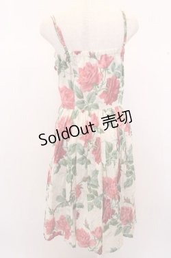 画像2: 【SALE】Jane Marple Dans  Le Salon / ローズ柄キャミソールドレス O-23-01-30-038-1-OP-JM-L-OW-ZT053