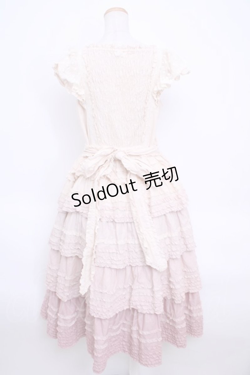 画像2: PINK HOUSE  / ローンティアードワンピース Y-23-01-31-102y-1-OP-LO-L-SZ-ZY-R (2)