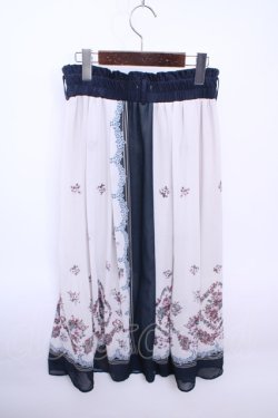 画像2: axes femme  / ブーケパネル柄ミディスカート Y-23-02-04-093-1-SK-AX-L-SZ-ZT090