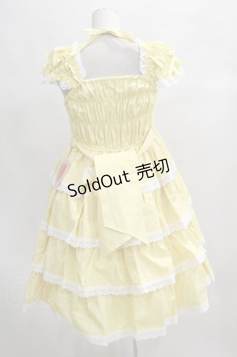 画像2: BABY,THE STARS SHINE BRIGHT  / リボンミルキーシュガージャンパースカート H-23-02-11-089h-1-OP-BA-L-NS-ZH-R (2)