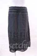 Jane Marple  / お花刺繍スカート I-23-02-14-054i-1-SK-JM-L-HD-ZI