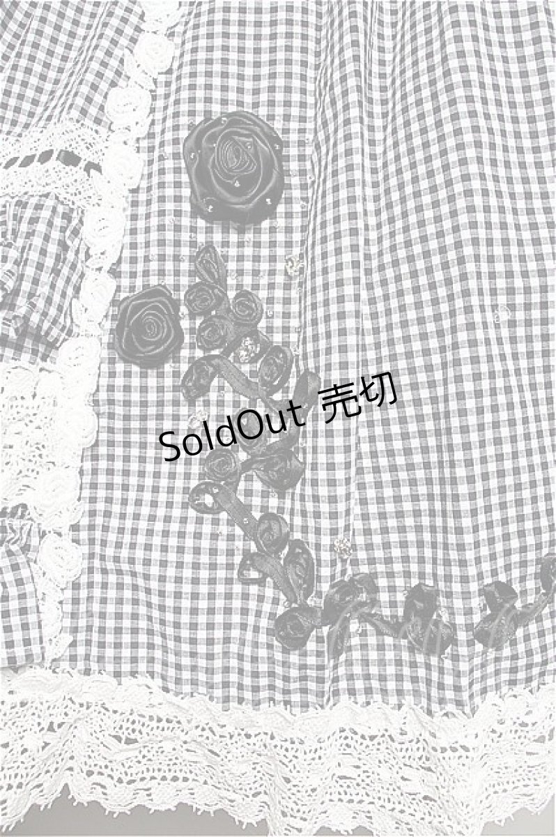 画像4: BABY,THE STARS SHINE BRIGHT  / ギンガムチェック巻きバラドールワンピースセット I-23-02-16-016i-1-OP-BA-L-HD-ZI-R (4)