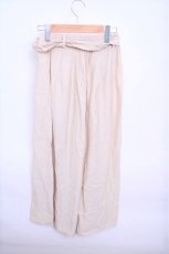画像2: 【SALE】axes femme  / ベルト付タックワイドパンツ Y-23-02-18-078-1-PA-AX-L-SZ-ZT090 (2)