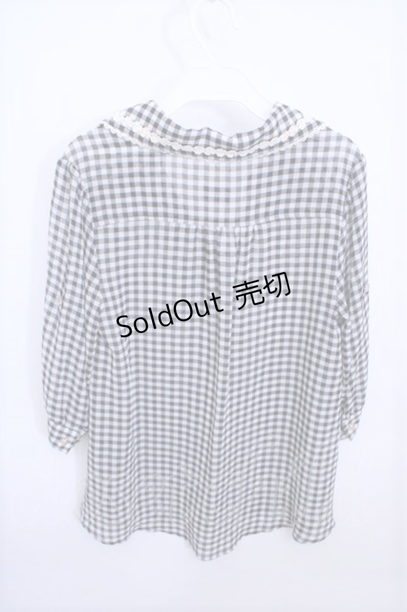 画像2: 【SALE】axes femme / ブラウス Y-23-02-21-036-1-BL-AX-L-SZ-ZT132 (2)