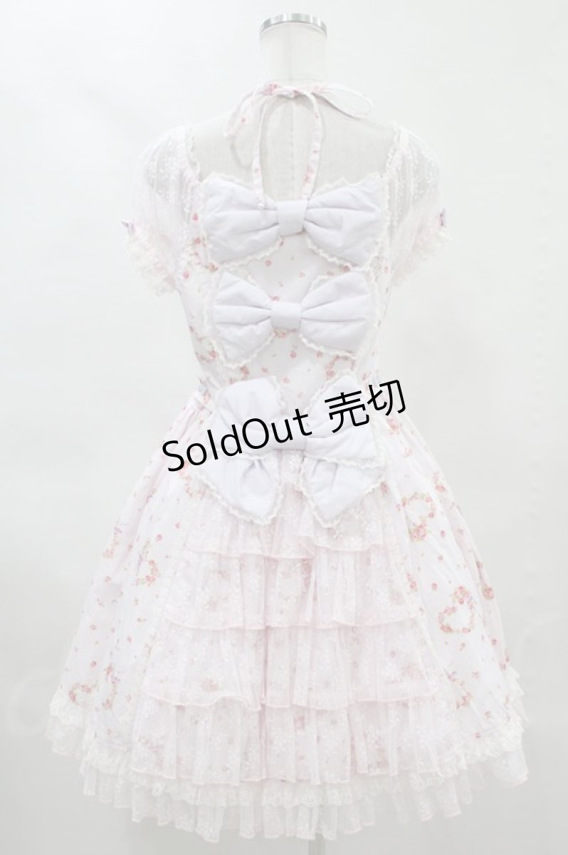 画像2: Angelic Pretty  / ハートローズレーシィワンピース H-23-02-23-037h-1-OP-AP-L-SK-ZH.S (2)