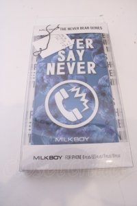 MILKBOY / NEVERPHONEBEARS BLUE アイフォンケース O-23-02-23-200-1-ZA-MB-P-IG-ZT012-F002