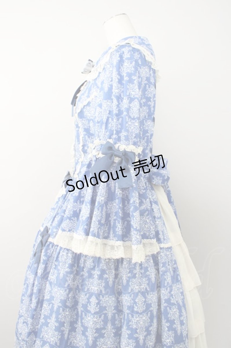 画像3: metamorphose  / Romantic Damask 姫袖ワンピース(プラスサイズ) I-23-02-24-4019i-1-OP-ME-L-HD-ZI-R (3)