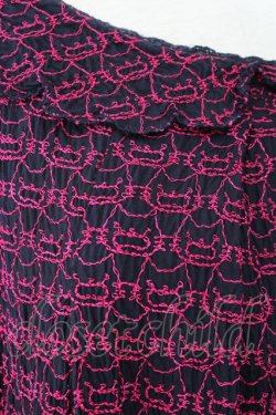画像3: Cherir la femme  / ネコ刺繍ワンピース I-23-02-24-4033i-1-OP-LO-L-HD-ZT371