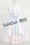 Angelic Pretty  / なかよしバニージャンパースカート(2021) H-23-03-01-1013h-1-OP-AP-L-SK-ZH-R