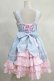 画像2: Angelic Pretty  / なかよしバニージャンパースカート(2021) H-23-03-01-1013h-1-OP-AP-L-SK-ZH-R (2)