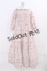 PINK HOUSE  / 薔薇模様プリントワンピース I-23-03-02-051i-1-OP-LO-L-HD-ZI-R