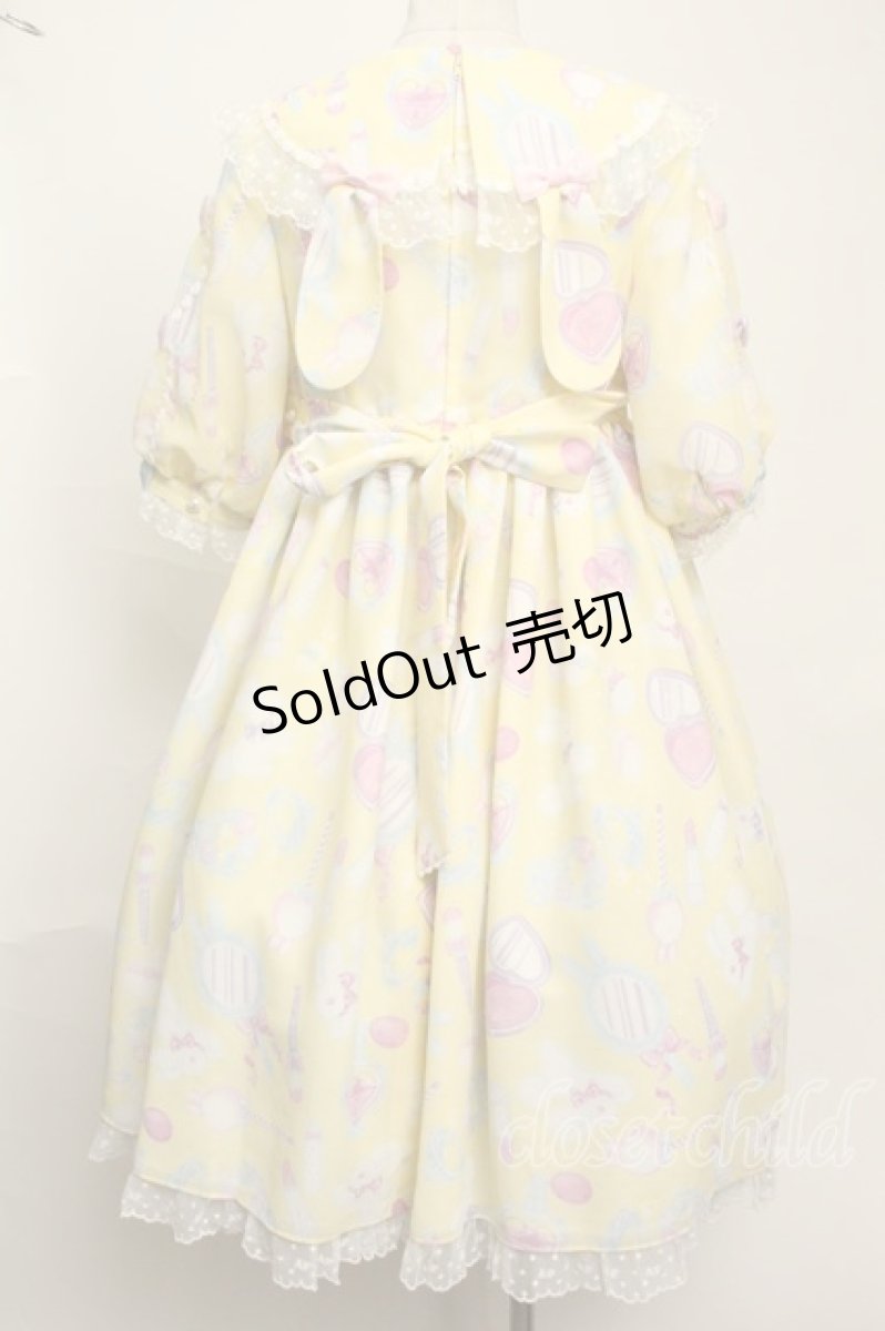 画像2: Angelic Pretty  / Fluffy Puff Bunnyワンピース S-23-03-05-012s-1-OP-AP-L-AS-ZS-R (2)