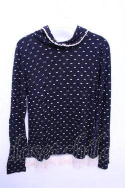 画像2: Franche Lippee  / リボン総柄カットソー Y-23-03-08-063-1-TO-LO-L-AS-ZT223
