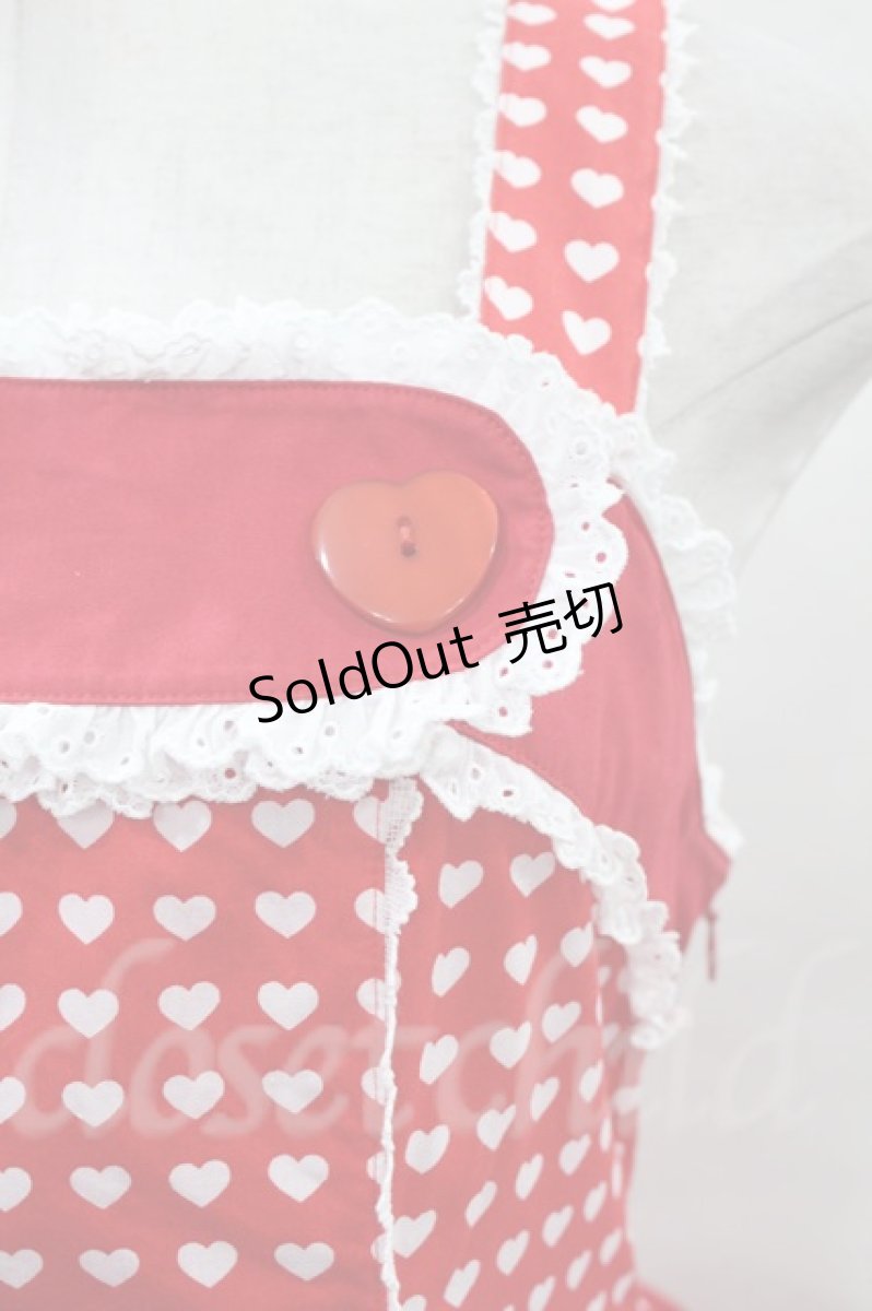 画像3: Angelic Pretty  / ドキドキハートジャンパースカート H-23-03-09-026h-1-OP-AP-L-NS-ZH-R.S (3)