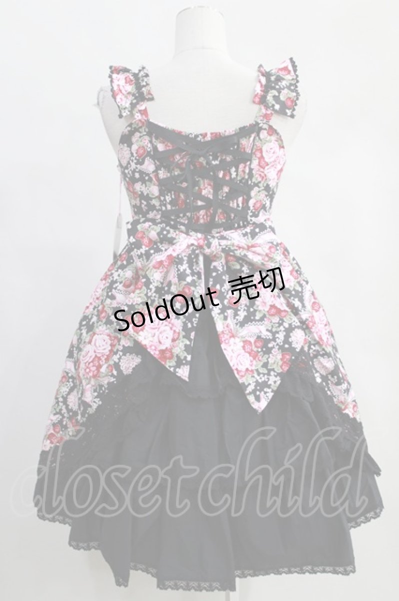 画像2: BABY,THE STARS SHINE BRIGHT  / シュガーブーケ〜永遠の乙女の憧れ〜柄ジャンパースカート H-23-03-14-028h-1-OP-BA-L-SK-ZH-R (2)