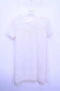 axes femme  / 裾ドットプリントチュニ Y-23-03-14-095-1-OP-AX-L-SZ-ZT152
