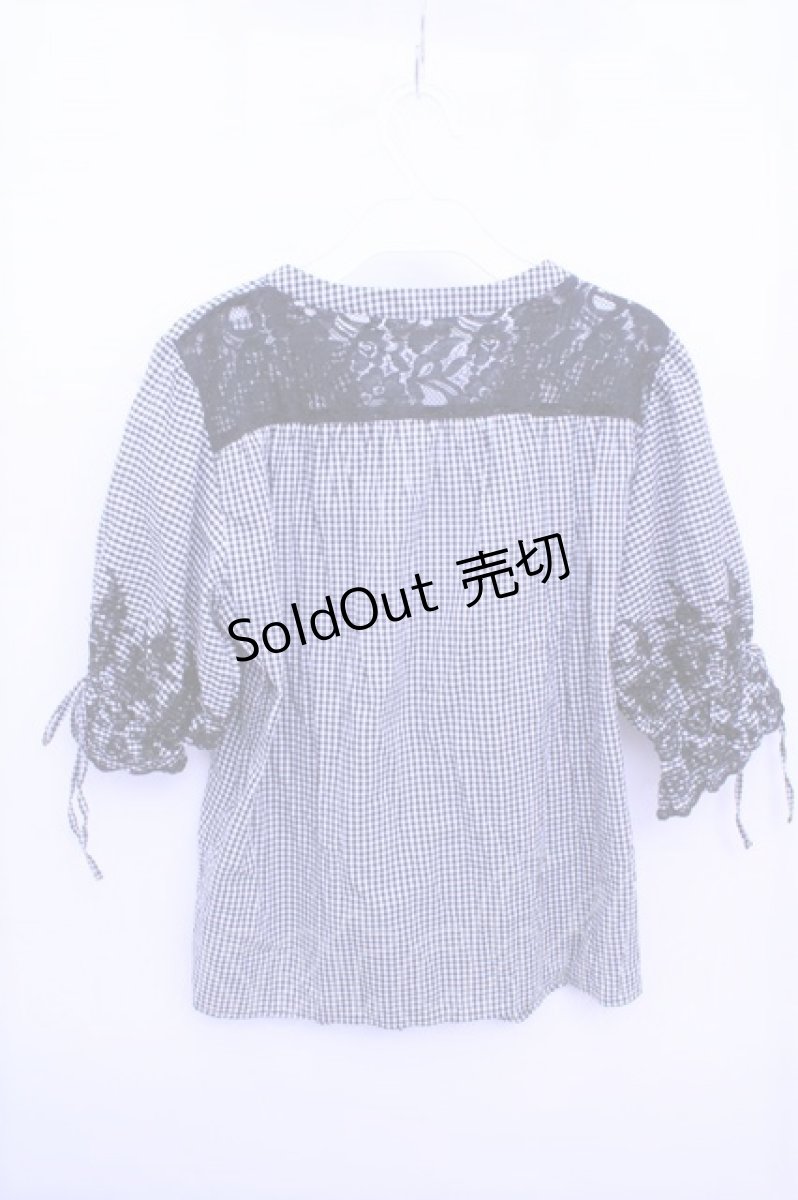 画像2: 【SALE】axes femme / ブラウス Y-23-03-18-005-1-BL-AX-L-AS-ZT132 (2)