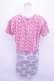 画像2: mintdesigns  / 切替総柄カットソー Y-23-03-21-075-1-TO-PU-P-AS-ZT236 (2)