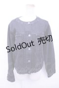 【SALE】axes femme  / ブレードノーカラーデニムジャケット Y-23-03-24-121-1-JA-AX-L-SZ-ZT200