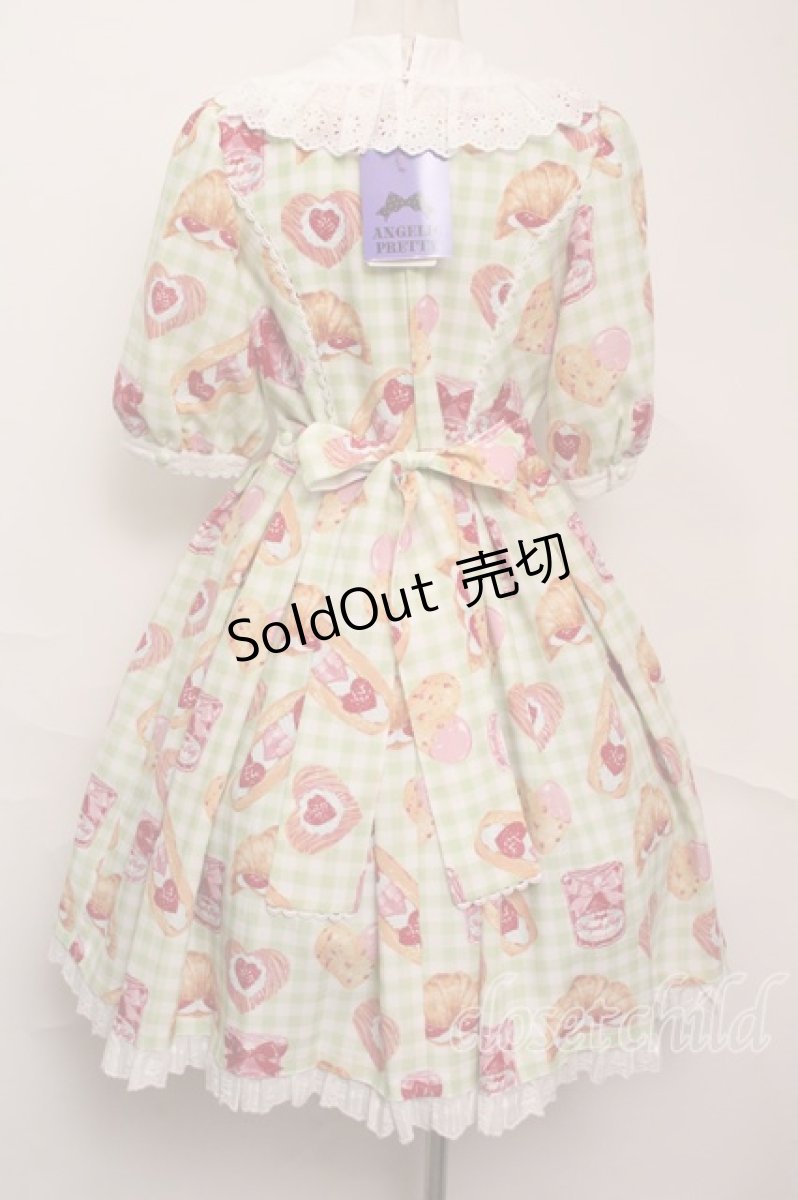 画像2: Angelic Pretty  / いちごBread Bakerylワンピース S-23-03-28-038s-1-OP-AP-L-AS-ZS-R (2)