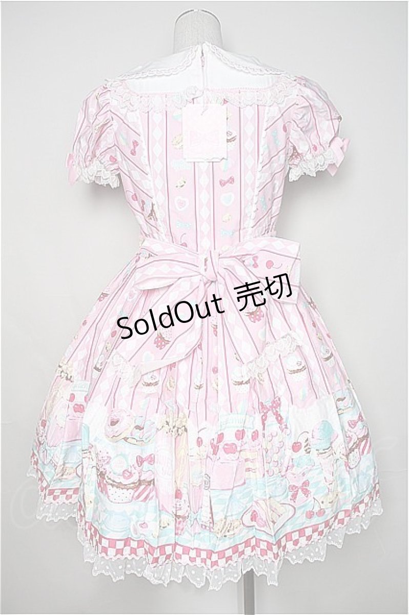 画像2: Angelic Pretty  / Diner Dollワンピース I-23-03-30-010i-1-OP-AP-L-HD-ZI-R (2)