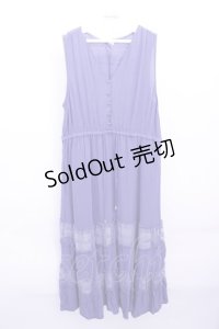 axes femme  / レースティアードノースリーブワンピ Y-23-03-31-063-1-OP-AX-L-SZ-ZT184