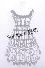 Angelic Pretty  / Fancy Paper Dollsティアードジャンパースカート Y-23-03-31-029y-1-OP-AP-L-AS-ZY-R