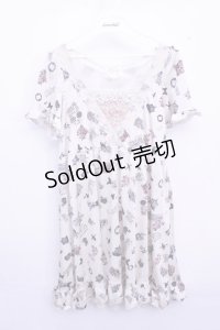 axes femme  / 蝶柄ワンピース Y-23-04-02-074-1-OP-AX-L-SZ-ZT125