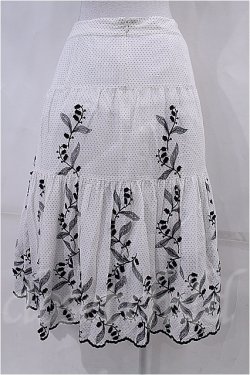 画像2: INGEBORG  / ドット&鈴蘭レース刺繍スカート I-23-04-04-066i-1-SK-LO-L-HD-ZI