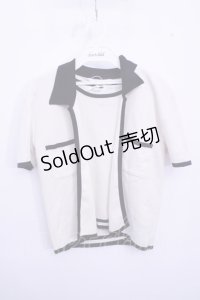 INGEBORG  / ロゴ刺繍アンサンブル Y-23-4-7-63-CA-TO-AS-ZT283