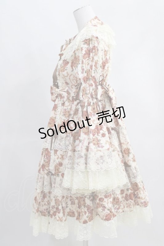 画像2: metamorphose  / ゴブラン風くまちゃんラッパ袖ワンピース H-23-04-09-007h-1-OP-ME-L-NS-ZH-R (2)