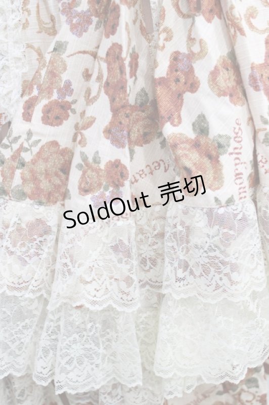 画像4: metamorphose  / ゴブラン風くまちゃんラッパ袖ワンピース H-23-04-09-007h-1-OP-ME-L-NS-ZH-R (4)