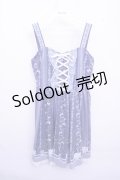 axes femme POETIQUE  / レースアップリボンジャンパースカート Y-23-04-13-075-1-OP-AX-L-AS-ZT229