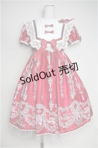 BABY,THE STARS SHINE BRIGHT  / Sugar Rose Tea Timeプリントワンピース I-23-04-14-023i-1-OP-BA-L-HD-ZI-R