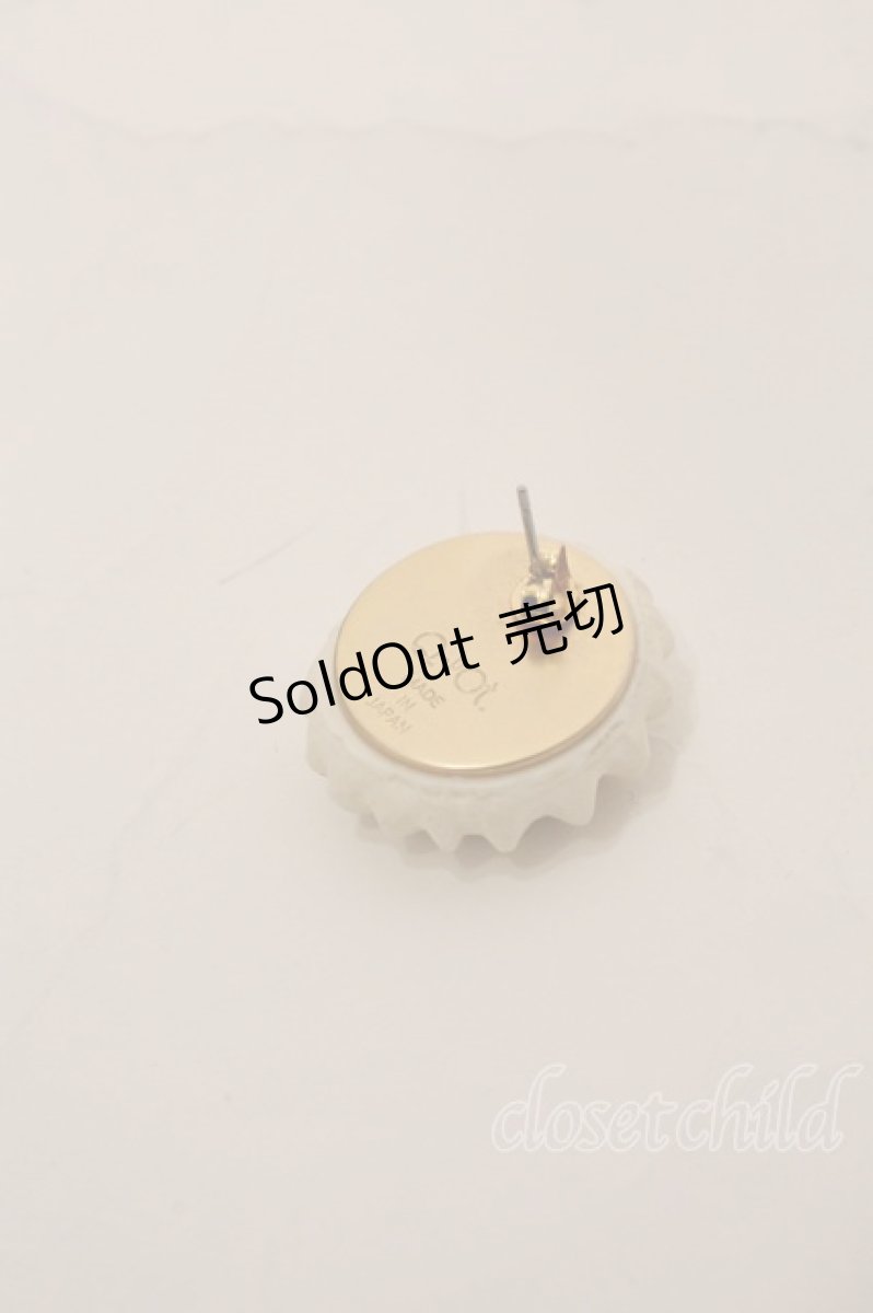 画像2: Q-pot.  / Qロゴメレンゲピアス S-23-04-21-006s-1-AC-QP-L-UT-ZS (2)