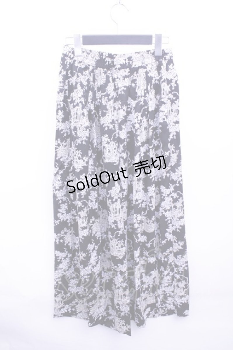 画像2: 【SALE】axes femme  / オーナメント調柄ワイドパンツ Y-23-04-21-105-1-PA-AX-L-SZ-ZT134 (2)