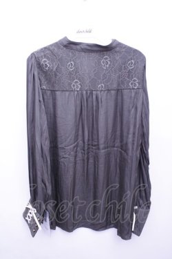 画像2: axes femme  / チョーカー風サテンブラウス Y-23-04-21-026-1-BL-AX-L-SZ-ZT137