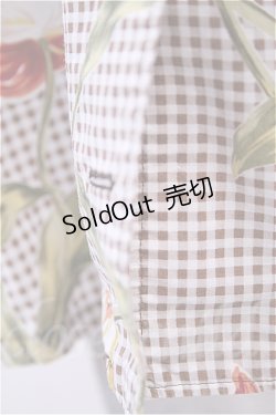 画像2: 【SALE】INGEBORG  / チューリップチェック半袖シャツ I-23-4-30-2-LO-BL-HD-ZT277