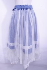 画像2: 【SALE】axes femme POETIQUE  / デニムｘチュールスカート Y-23-05-09-108-1-SK-AX-L-SZ-ZT081 (2)