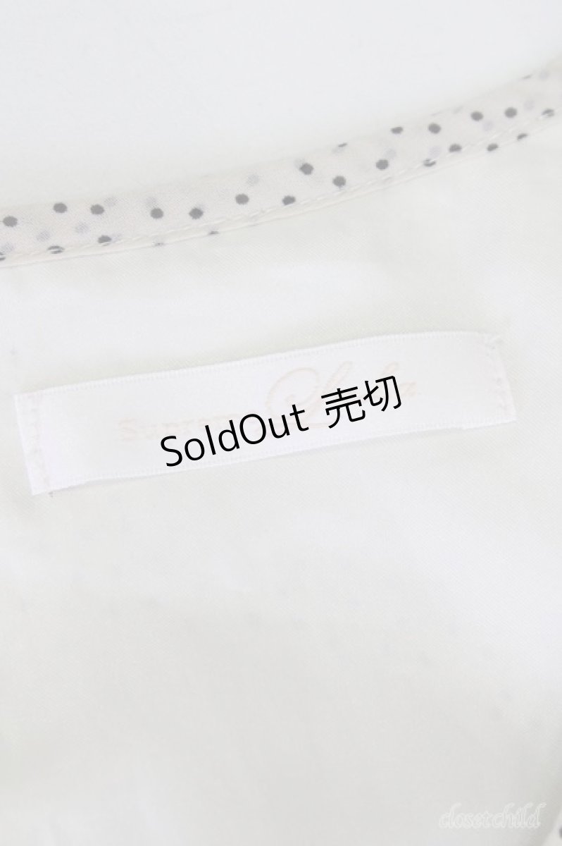 画像5: 【SALE】LOLITAその他(お買取対象外)  / ドットシフォントップス I-23-05-12-4001-1-TO-LO-L-HD-ZT256 (5)