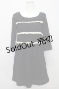 【SALE】LOLITAその他(お買取対象外)  / ラメボーダーフリルワンピース I-23-05-12-4019-1-OP-LO-L-HD-ZT260